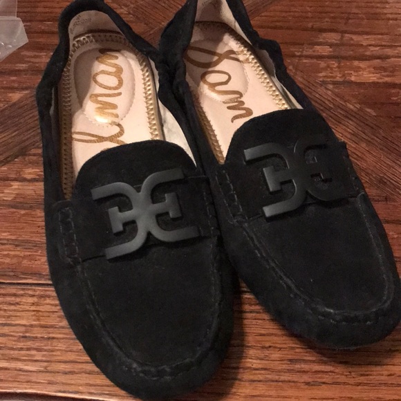 Sam Edelman Shoes - Black Sam Edelman slide on suede flats